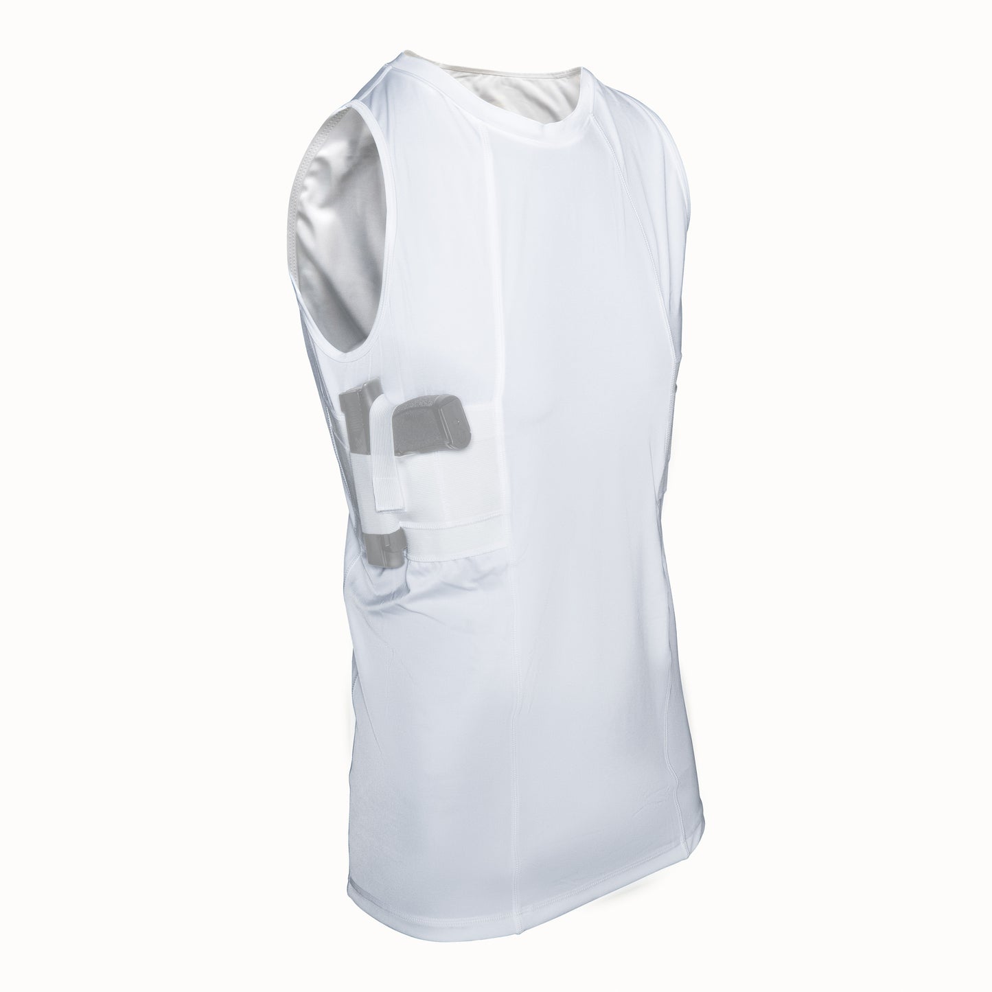 Graystone Gun Holster Tank Top Shirt Men - Easy Reach Gun Concealment Sleeveless Top Tank CCW Shirt