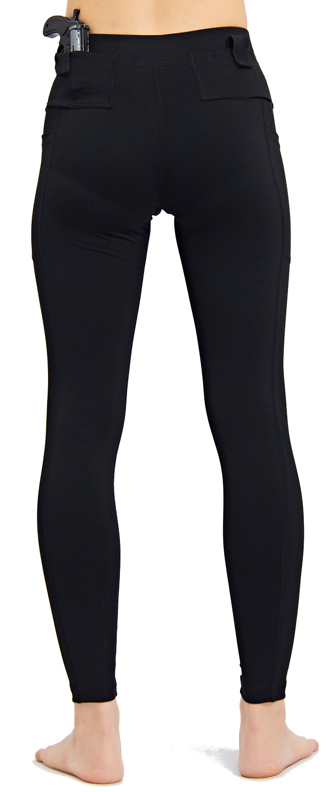 Graystone Cell Phone Pocket Concealed Carry Women’s Concealment Compression Leggings