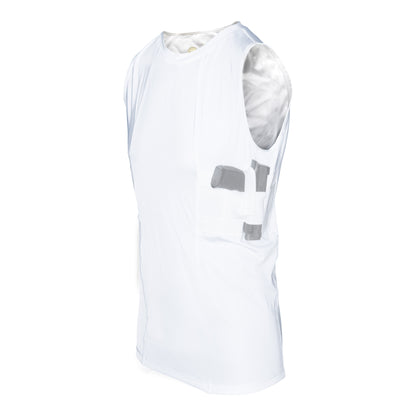 Graystone Gun Holster Tank Top Shirt Men - Easy Reach Gun Concealment Sleeveless Top Tank CCW Shirt