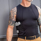 Graystone Gun Holster Tank Top Shirt Men - Easy Reach Gun Concealment Sleeveless Top Tank CCW Shirt