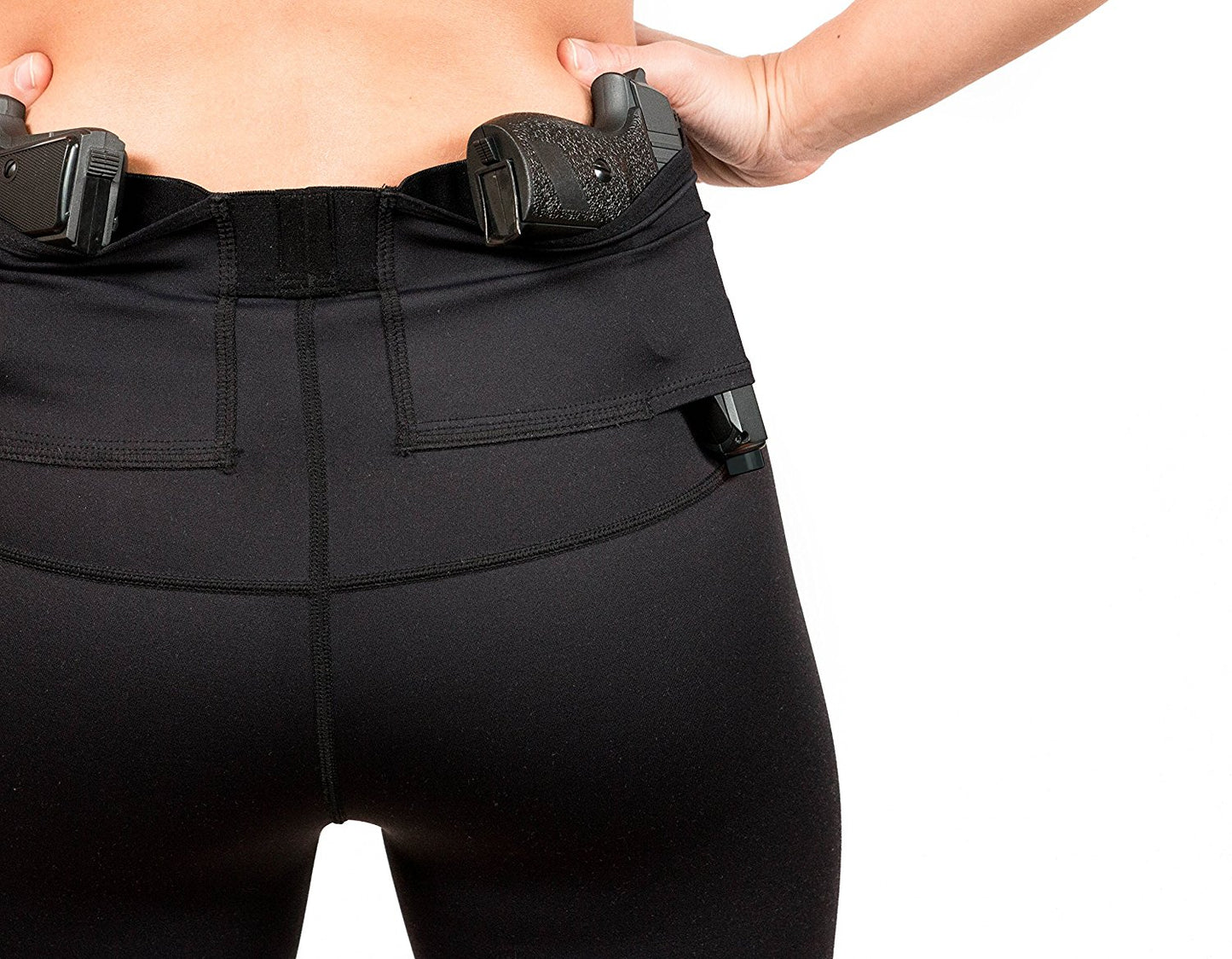  lilcreek Concealed Carry Leggings for Women Gun Holster,Conceal  Carry for Women Shorts,Undercover Concealment Yoga Pants Gray : Sports &  Outdoors
